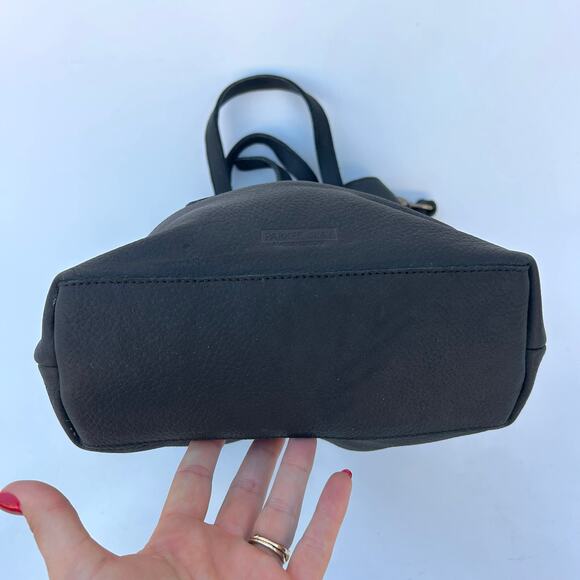 New Parker Clay Valley Wine Tote Leather Black Cylindrical Two Bottles - Picture 11 of 14